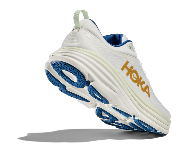 Hoka Bondi 8, Frost/Gold