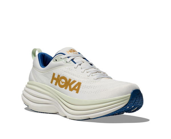 Hoka Bondi 8, Frost/Gold