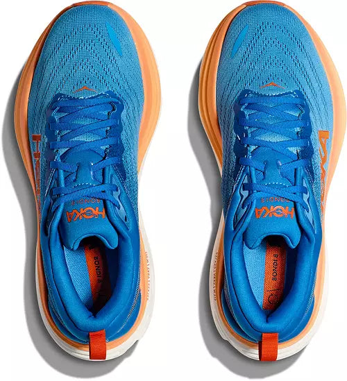 Hoka Bondi 8, Coastal Sky/Vibrant Orange