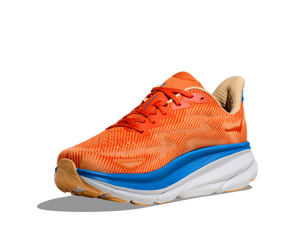 Hoka Clifton 9 , Vibrant Orange/Impala