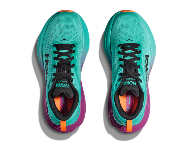 Hoka Bondi 8 , Electric Aqua/Black