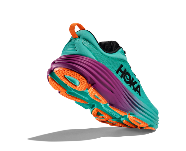 Hoka Bondi 8 , Electric Aqua/Black