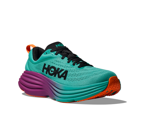 Hoka Bondi 8 , Electric Aqua/Black