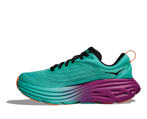 Hoka Bondi 8 , Electric Aqua/Black