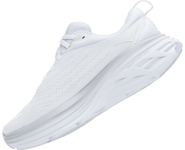 Hoka Bondi 8 , White/White