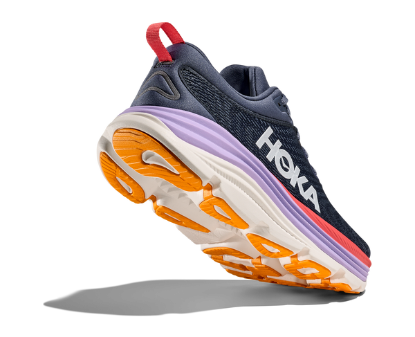 Women's Hoka Gaviota 5, Anchor/Grapefruit