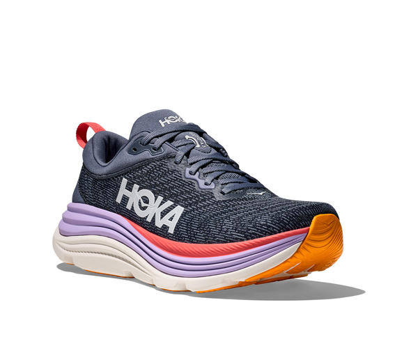 Women's Hoka Gaviota 5, Anchor/Grapefruit