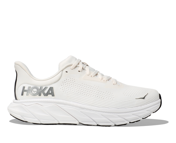 Men's Hoka Arahi 7, Blanc De Blanc/Steel Wool