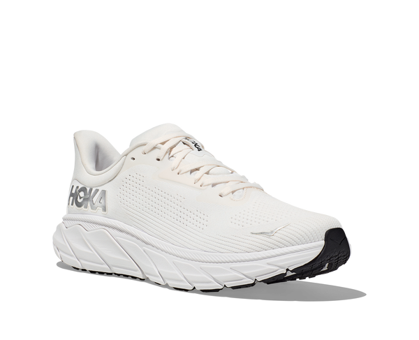 Men's Hoka Arahi 7, Blanc De Blanc/Steel Wool