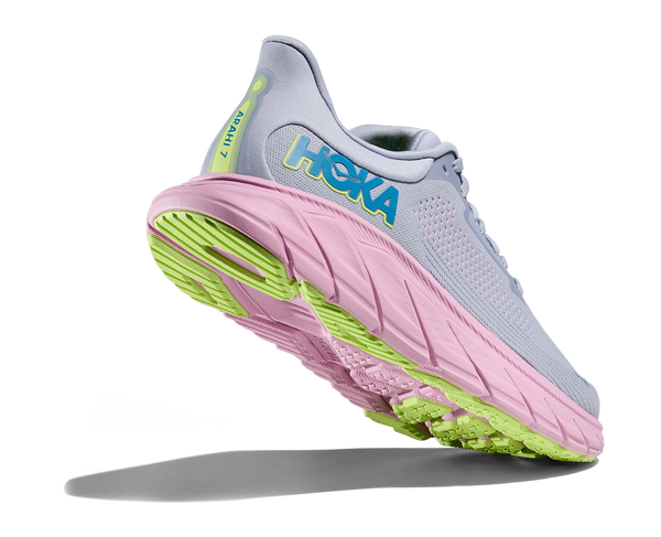 Women's Hoka Arahi 7 , Gull/Pink Twilight