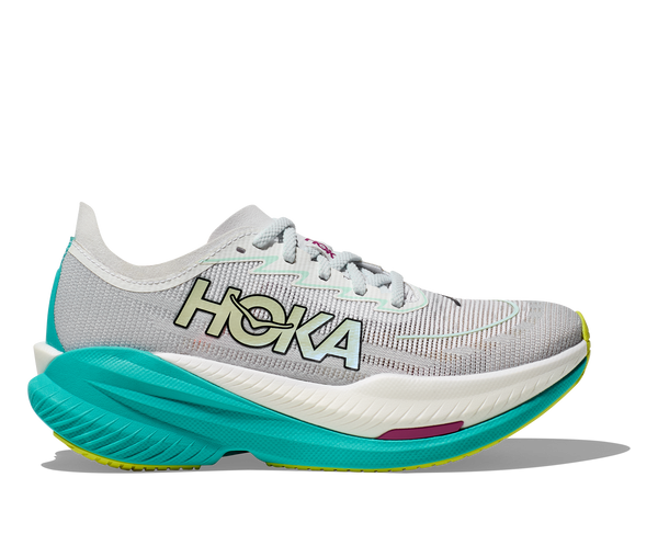 Hoka Mach X 2, Frost/Electric Aqua