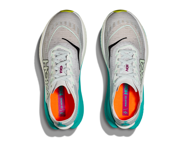 Hoka Mach X 2, Frost/Electric Aqua