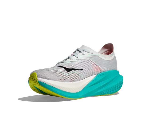 Hoka Mach X 2, Frost/Electric Aqua