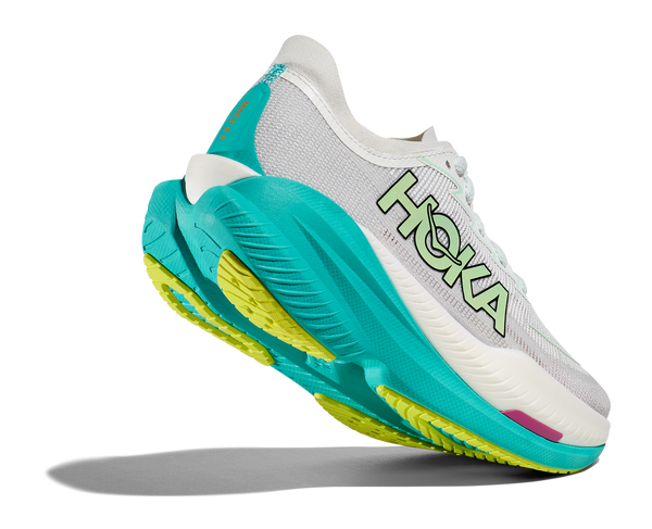 Hoka Mach X 2, Frost/Electric Aqua