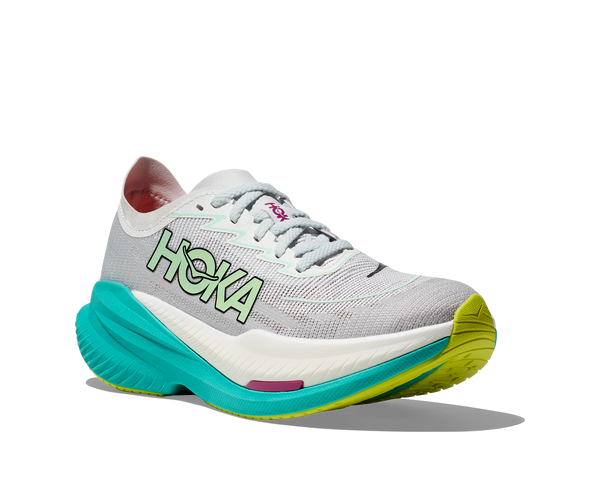 Hoka Mach X 2, Frost/Electric Aqua