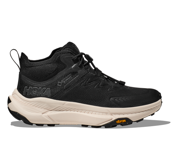 Women's Hoka Transport Chukka GTX, Black/Alabaster