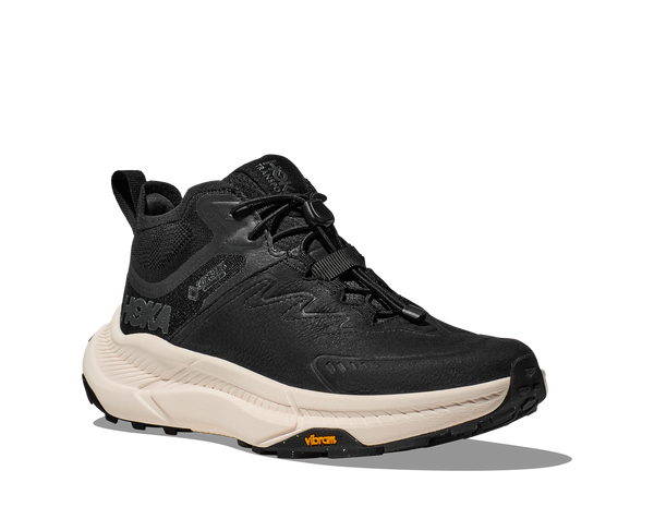 Women's Hoka Transport Chukka GTX, Black/Alabaster