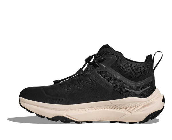 Women's Hoka Transport Chukka GTX, Black/Alabaster