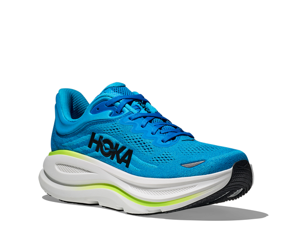 Mens Hoka Bondi 9, Skyward Blue/Hoka Blue