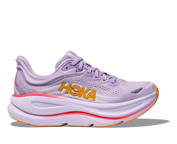 Women's Hoka Bondi 9, Aster Flower/Starlight Glow