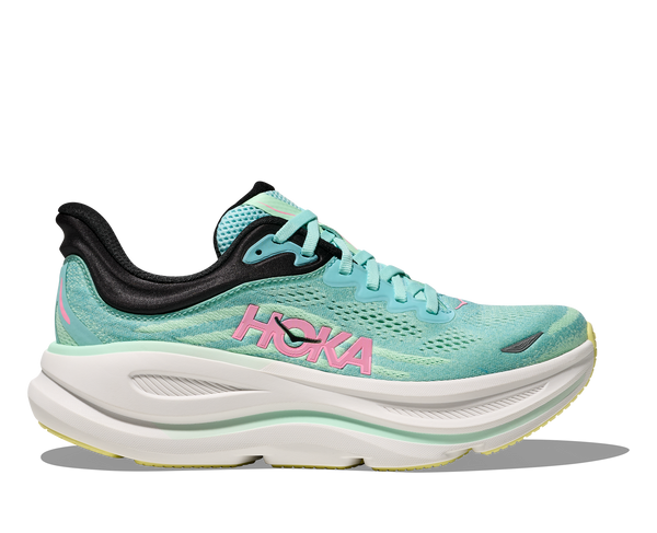 Women's Hoka Bondi 9, Blue Spark/Mint Fluorite