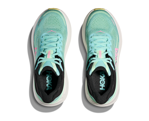 Women's Hoka Bondi 9, Blue Spark/Mint Fluorite