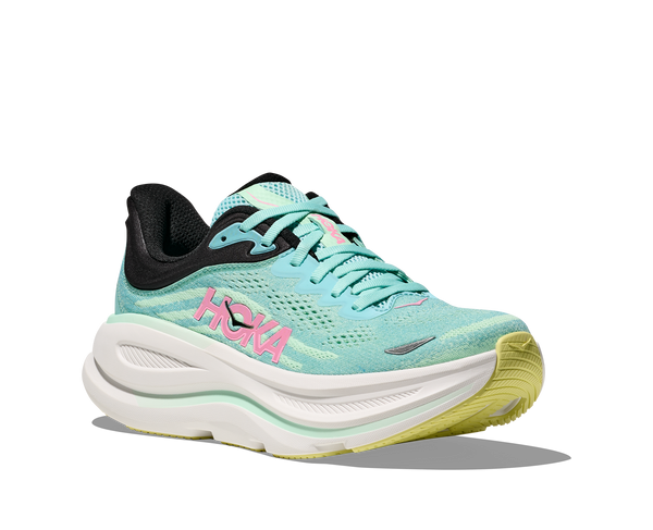 Women's Hoka Bondi 9, Blue Spark/Mint Fluorite