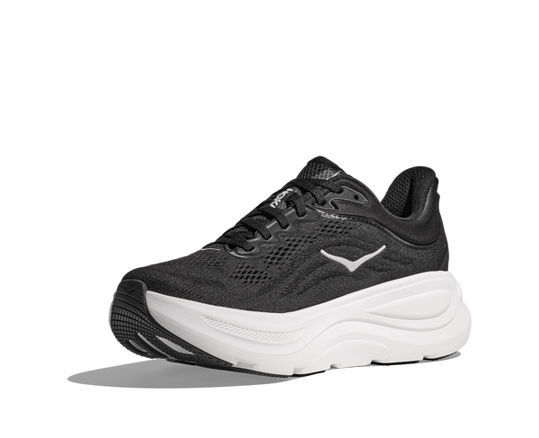 Women's Hoka Bondi 9, Black/White