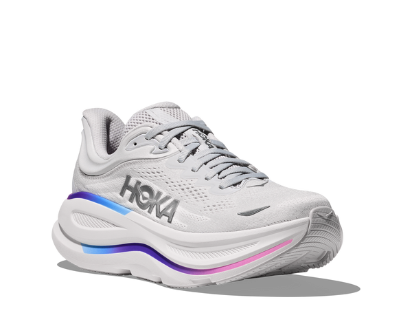 Women's Hoka Bondi 9, Cosmic Grey/White