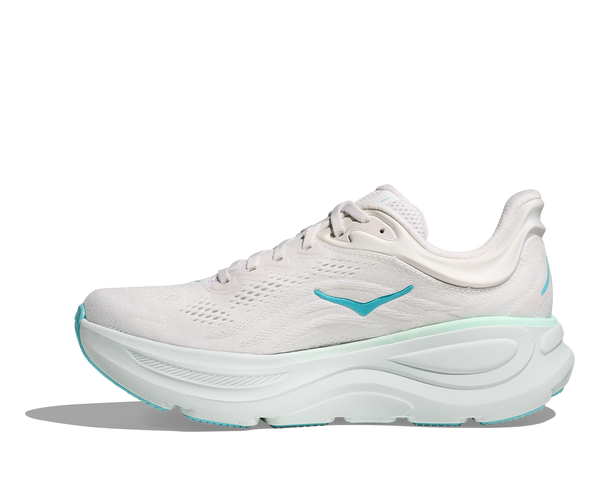 Womens Hoka Bondi 9, Frost/Cielo Blue