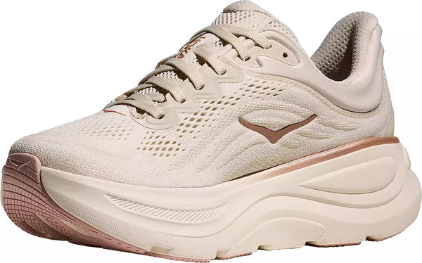 W Hoka Bondi 9, Oat Milk/Rose Gold