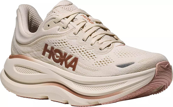W Hoka Bondi 9, Oat Milk/Rose Gold