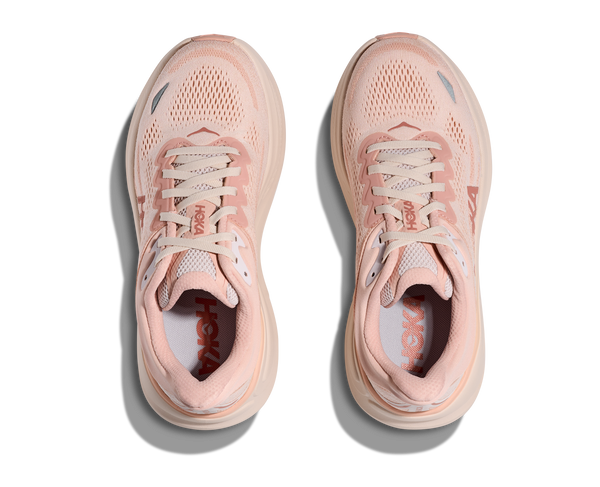 W Hoka Bondi 9, Rose Latte/Rose Cream