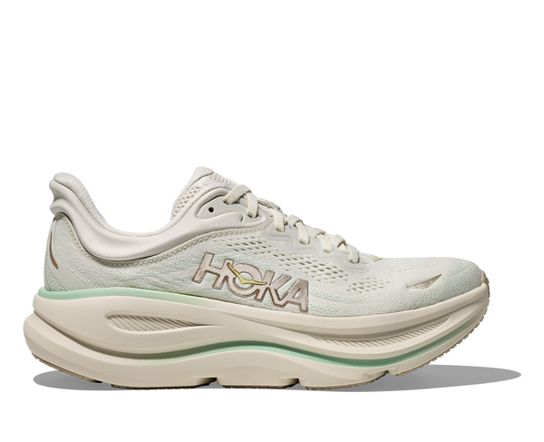 W Hoka Bondi 9, Truffle Salt/Sea Glass