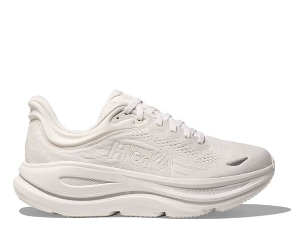 Women's Hoka Bondi 9, White/White