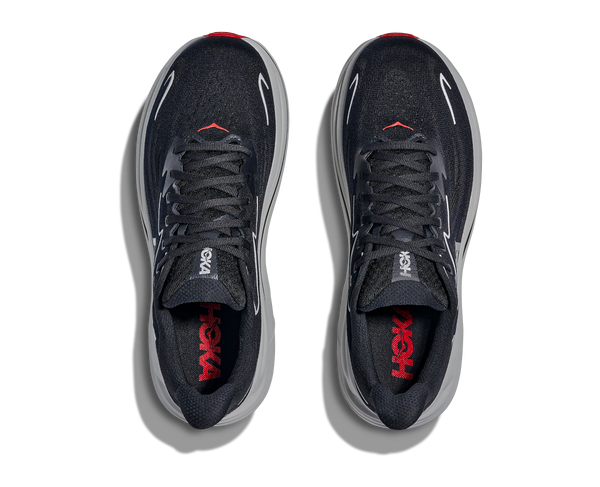 Mens Hoka Clifton 10 , Black/Silver