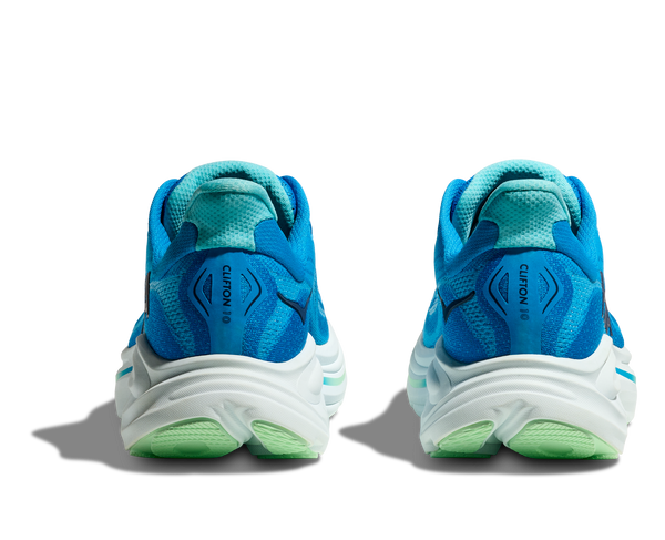 Mens Hoka Clifton 10 , Hoka Blue/Skyward  Blue