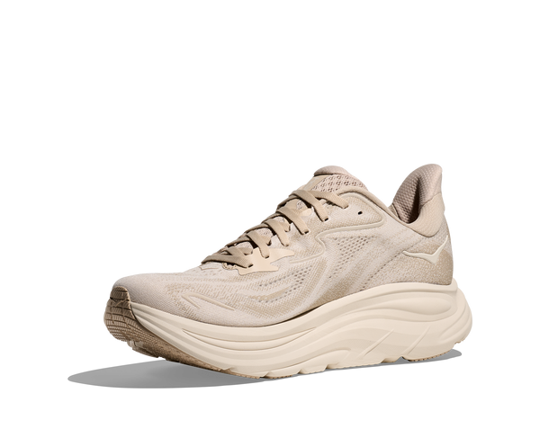 Mens Hoka Clifton 10 , Oatmeal/Oat Milk
