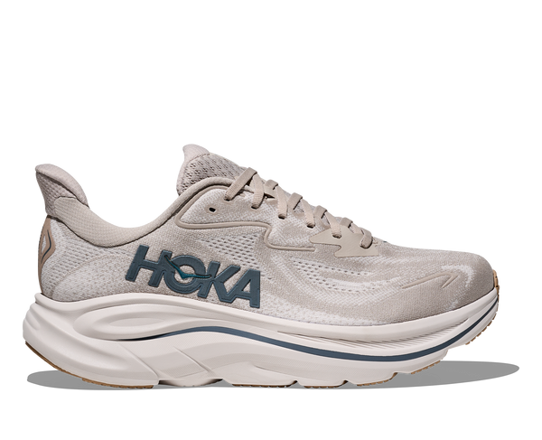Mens Hoka Clifton 10 , Putty/Grout