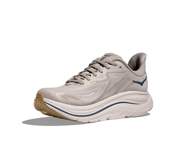 Mens Hoka Clifton 10 , Putty/Grout