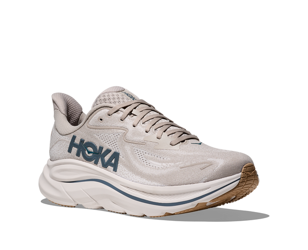 Mens Hoka Clifton 10 , Putty/Grout