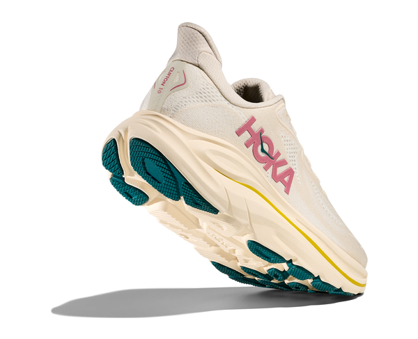 Womens Hoka Clifton 10, Birch/Alabaster