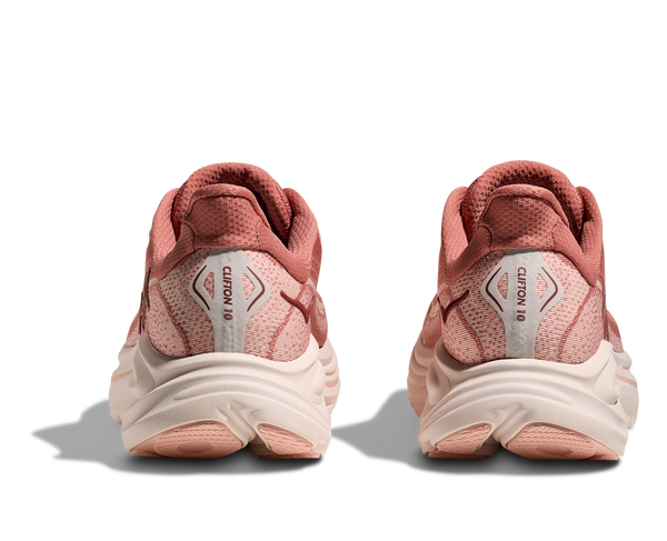 Womens Hoka Clifton 10, Blush/Rose Latte