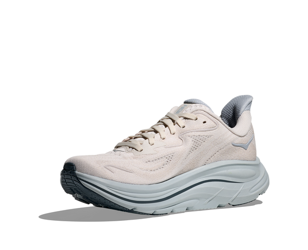 Womens Hoka Clifton 10, Grout/Mineral Blue