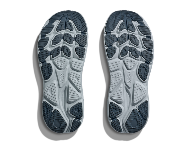 Womens Hoka Clifton 10, Grout/Mineral Blue