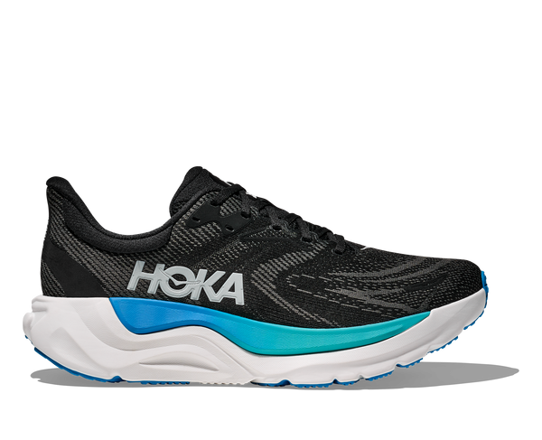 Mens Hoka Arahi 8 , Black/Skyward Blue