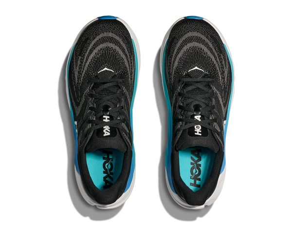 Mens Hoka Arahi 8 , Black/Skyward Blue