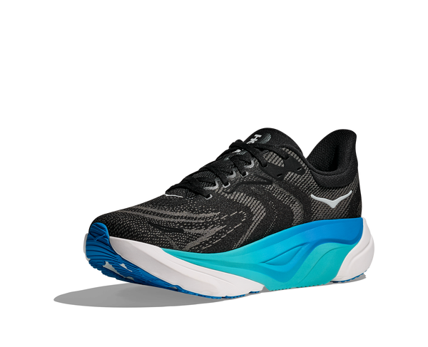 Mens Hoka Arahi 8 , Black/Skyward Blue