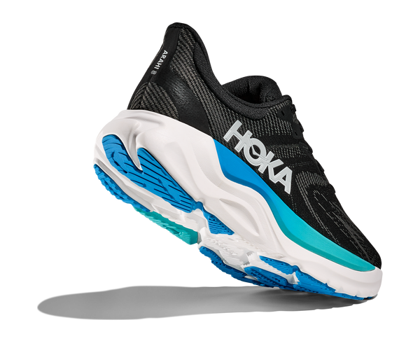 Mens Hoka Arahi 8 , Black/Skyward Blue