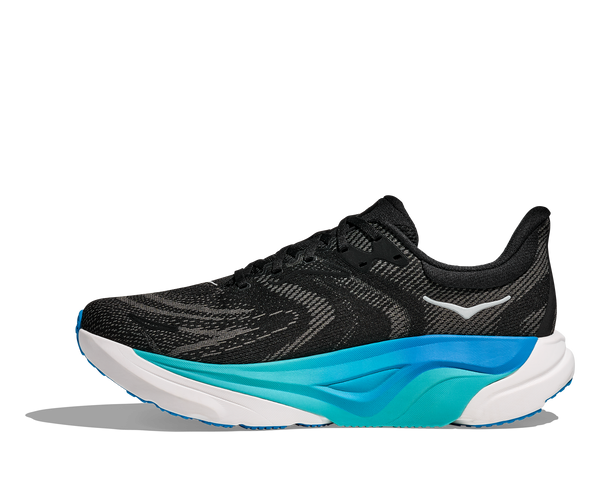 Mens Hoka Arahi 8 , Black/Skyward Blue